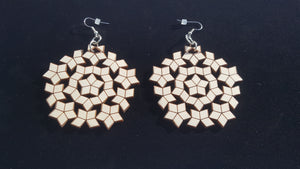 Penrose star earrings
